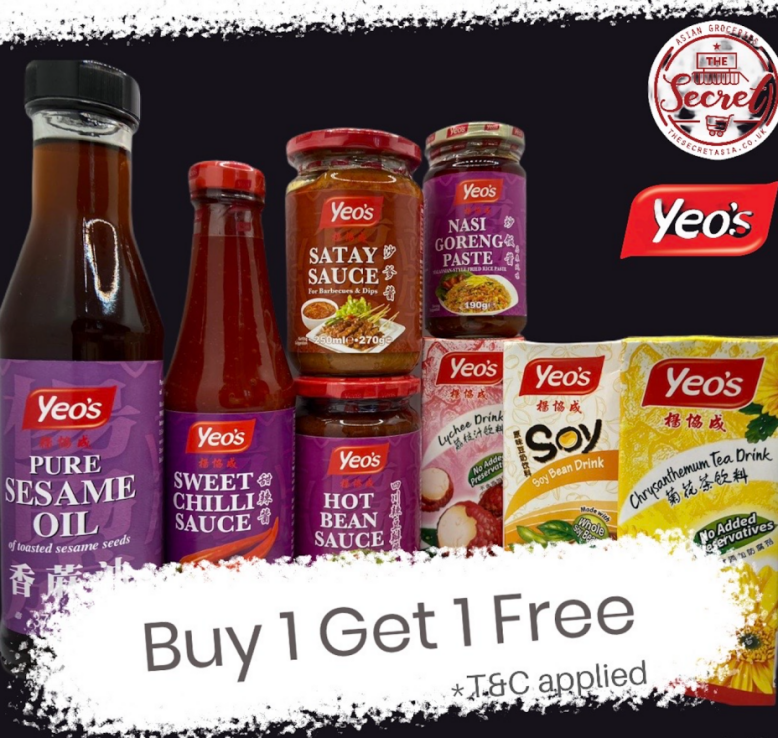 Buy 1 Get 1 Free on Yeo's products